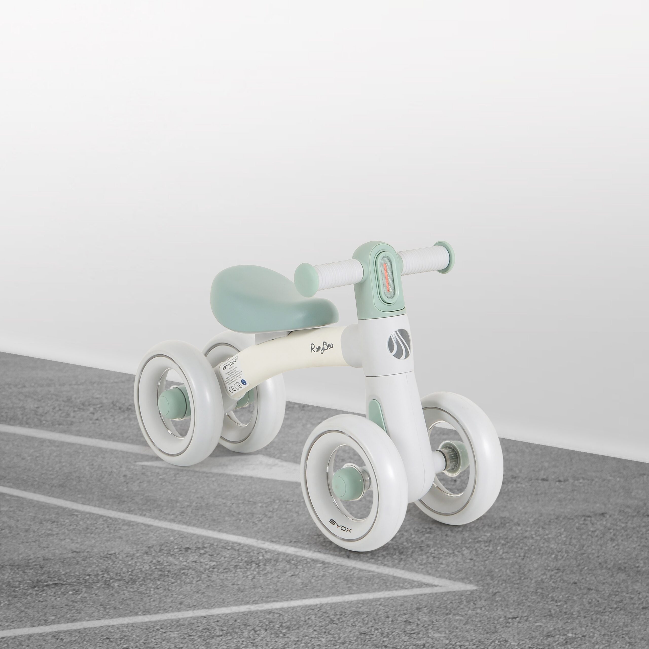 Мини баланс велосипед RollyBoo green - Image 3