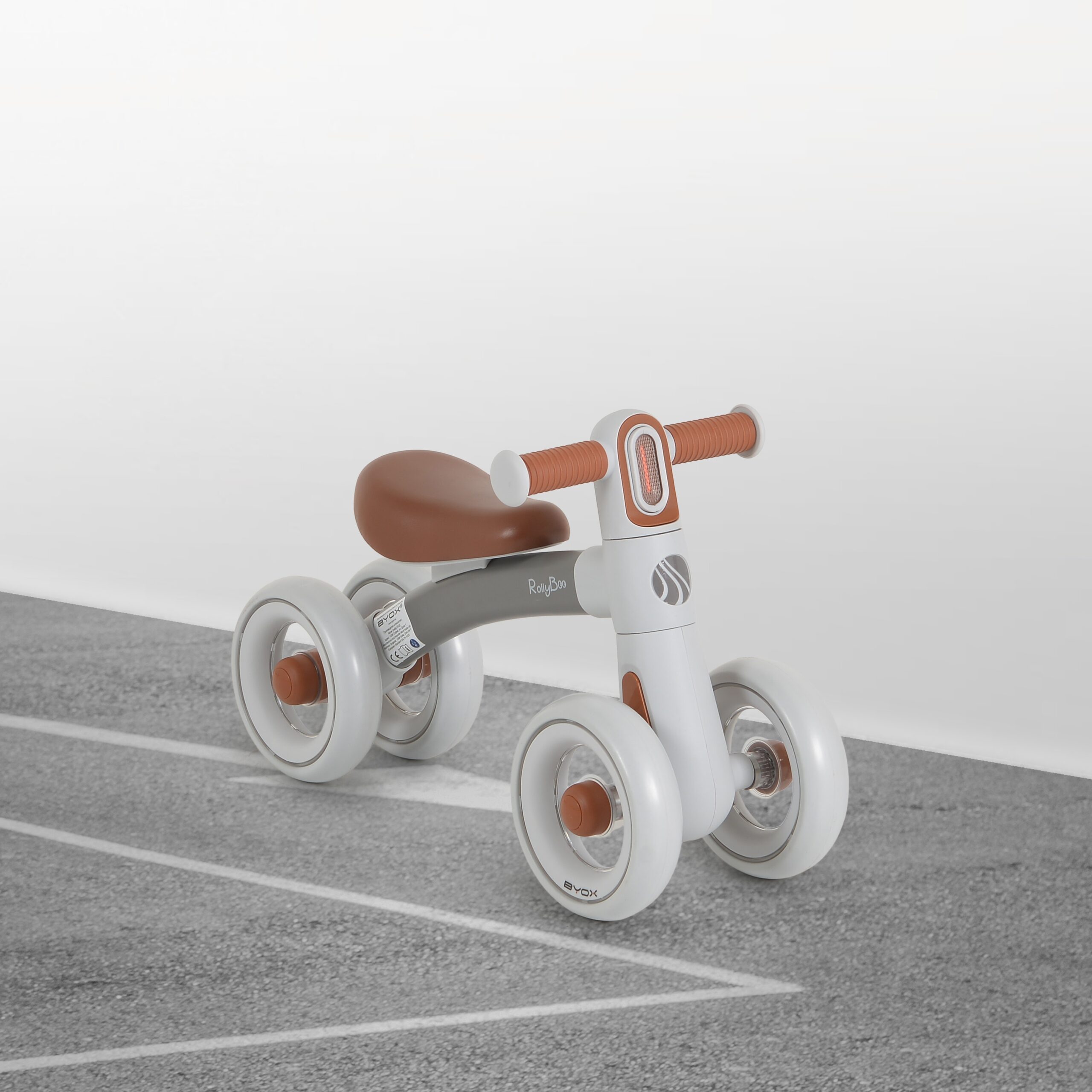 Мини баланс велосипед RollyBoo grey - Image 3