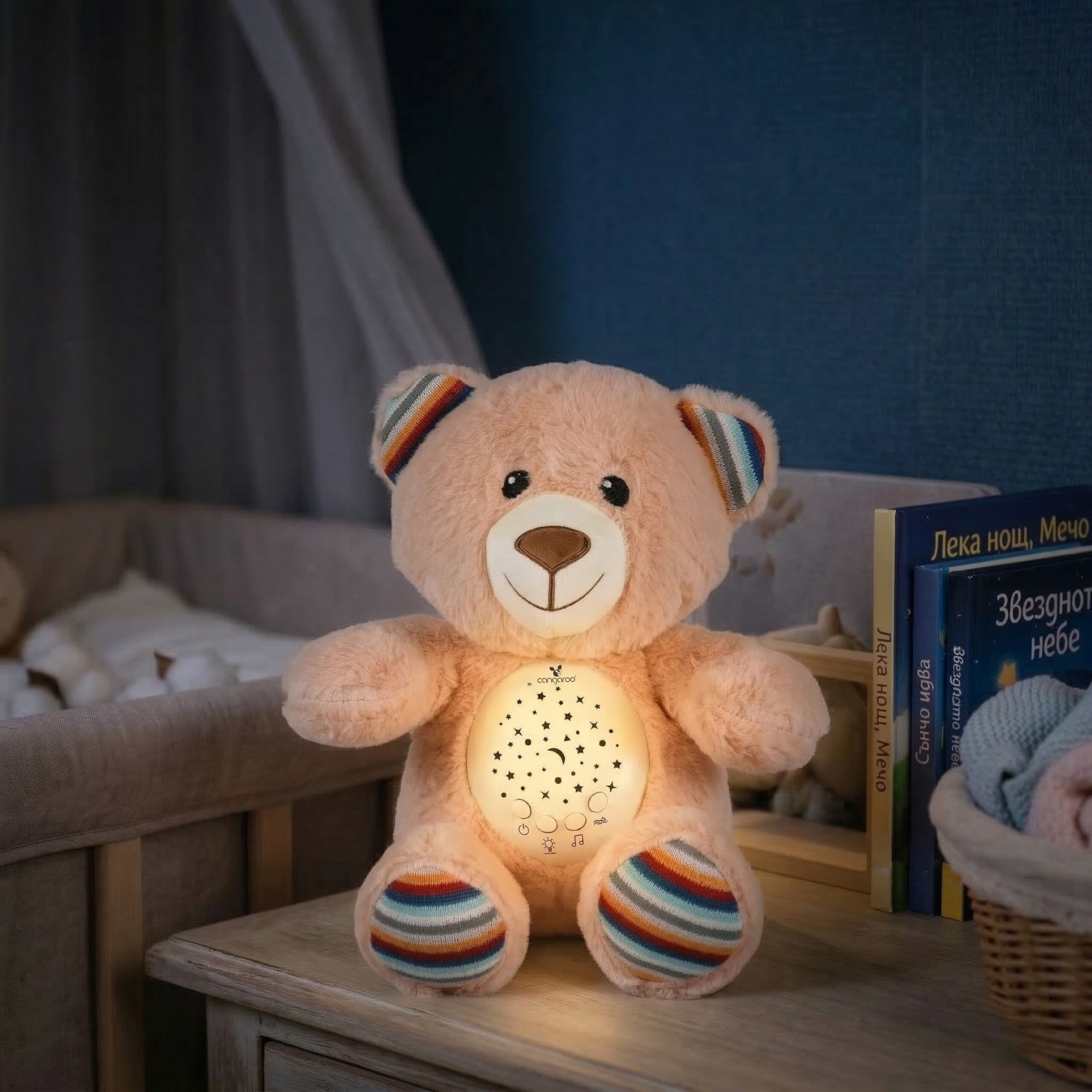 Нощна лампа и прожектор с бял шум Lulo Bear - Image 2
