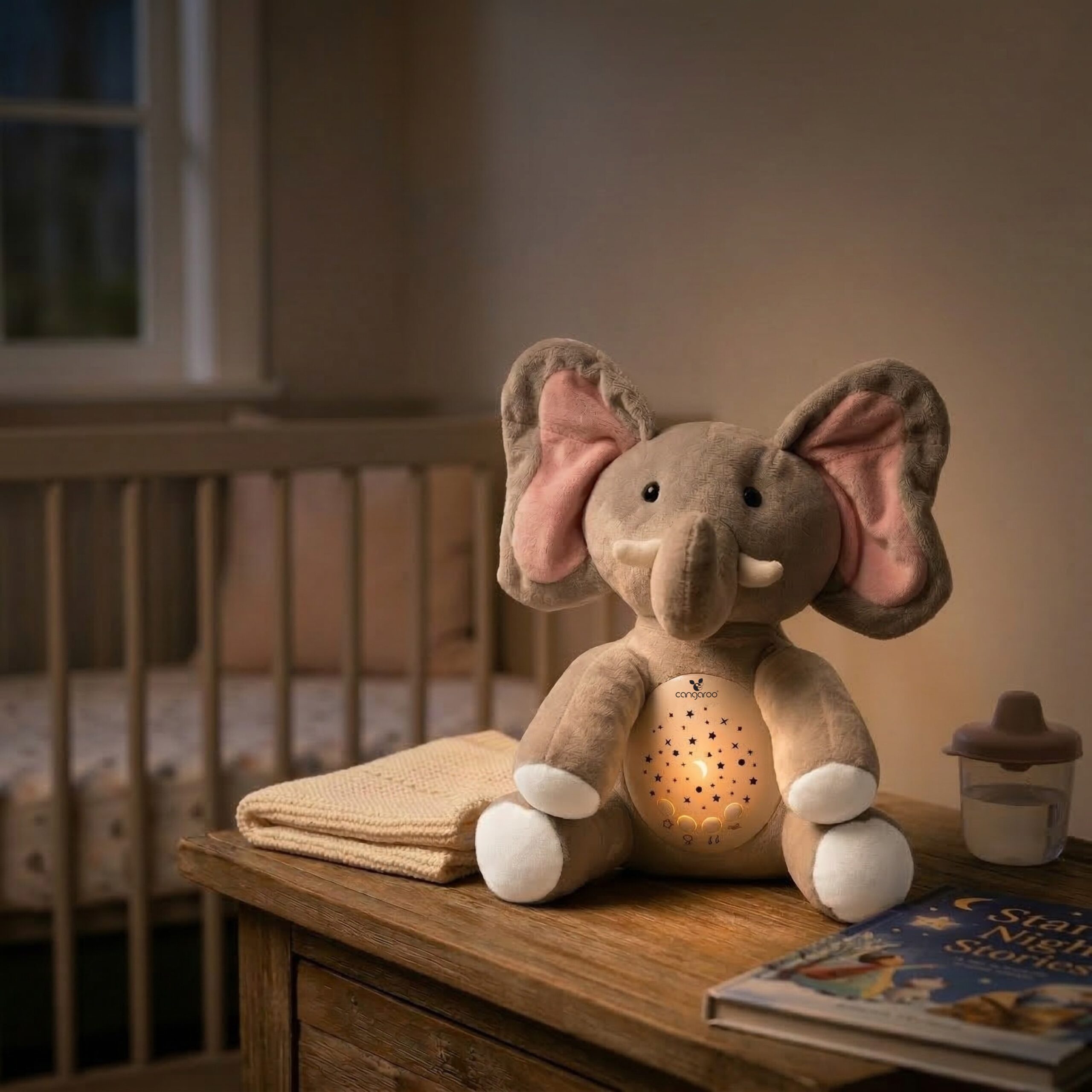 Нощна лампа и прожектор с бял шум Lulo Elephant - Image 2
