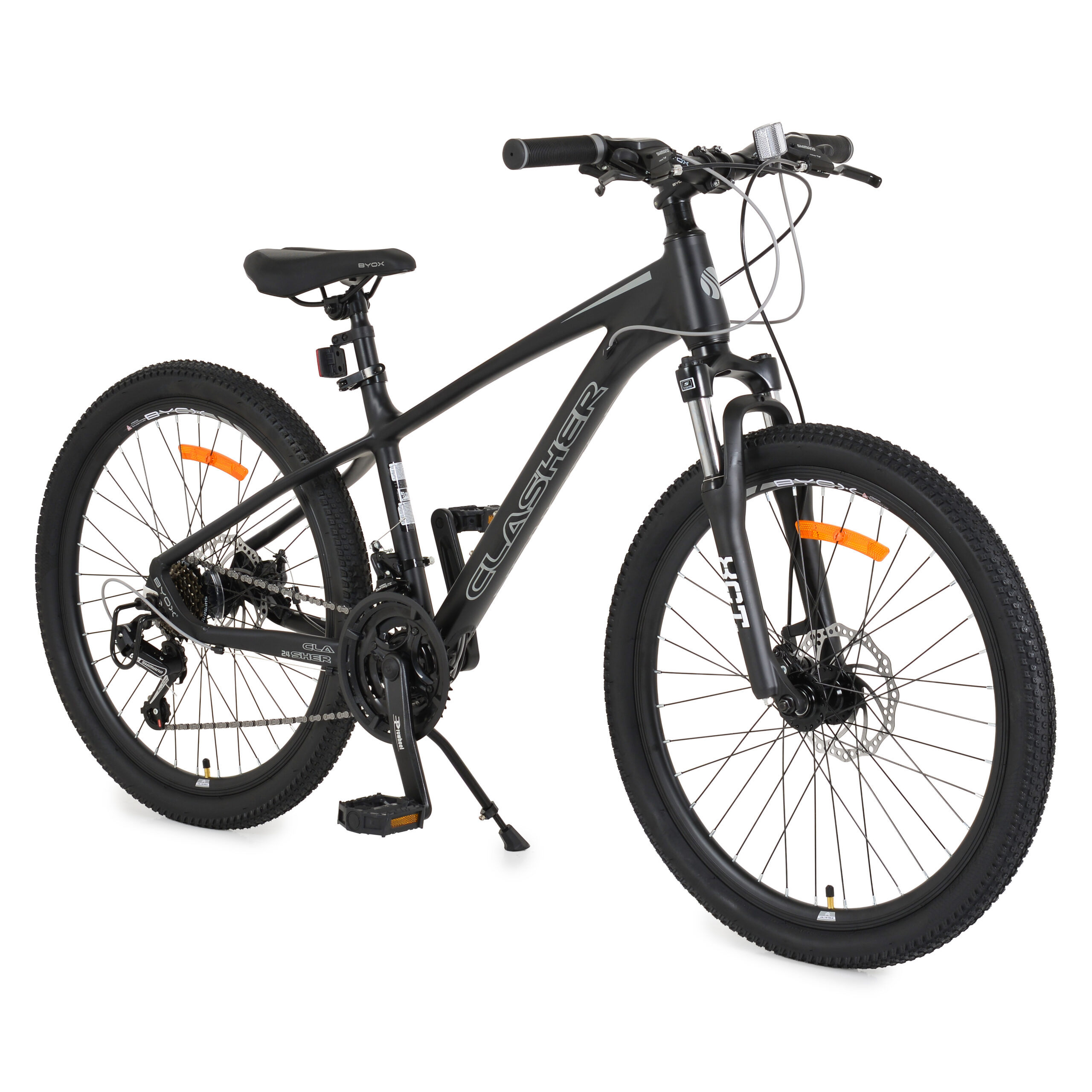 Велосипед със скорости alloy 24" Clasher Anthracite