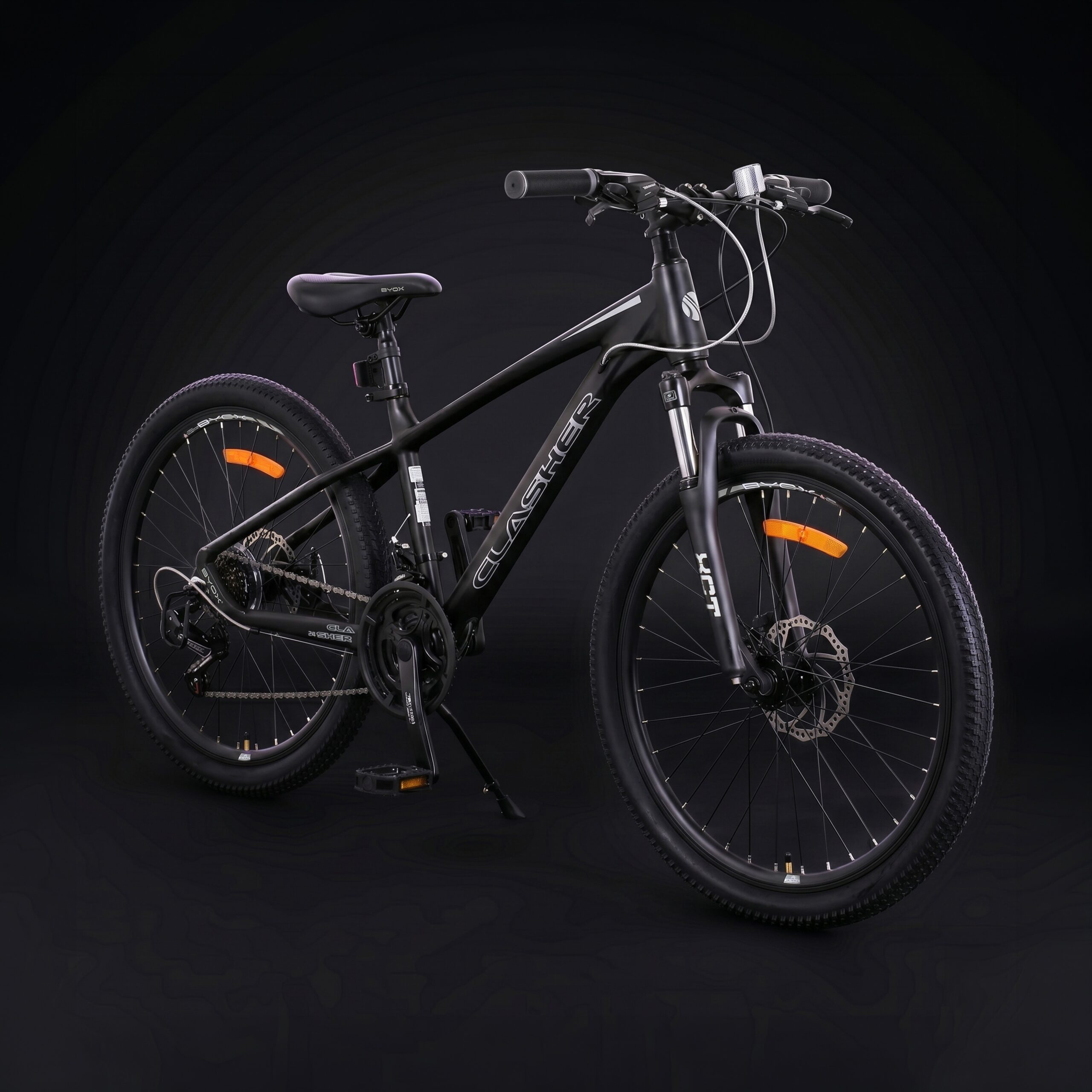 Велосипед със скорости alloy 24" Clasher Anthracite - Image 3