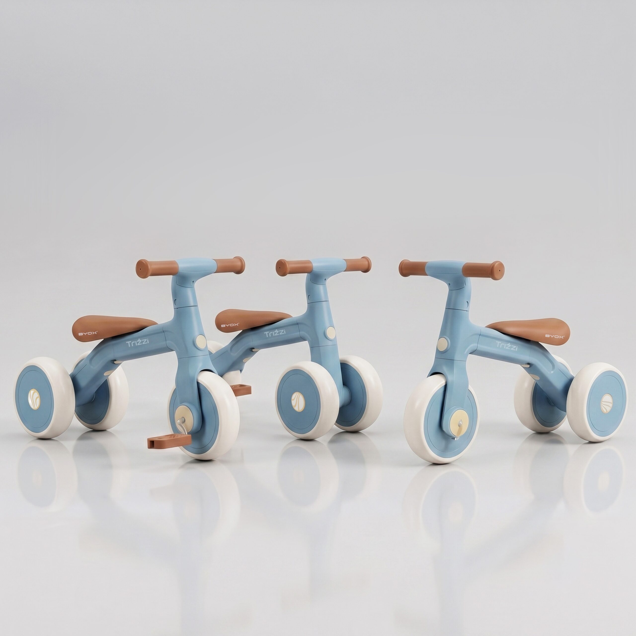 Мини баланс велосипед Trizzi Blue - Image 3