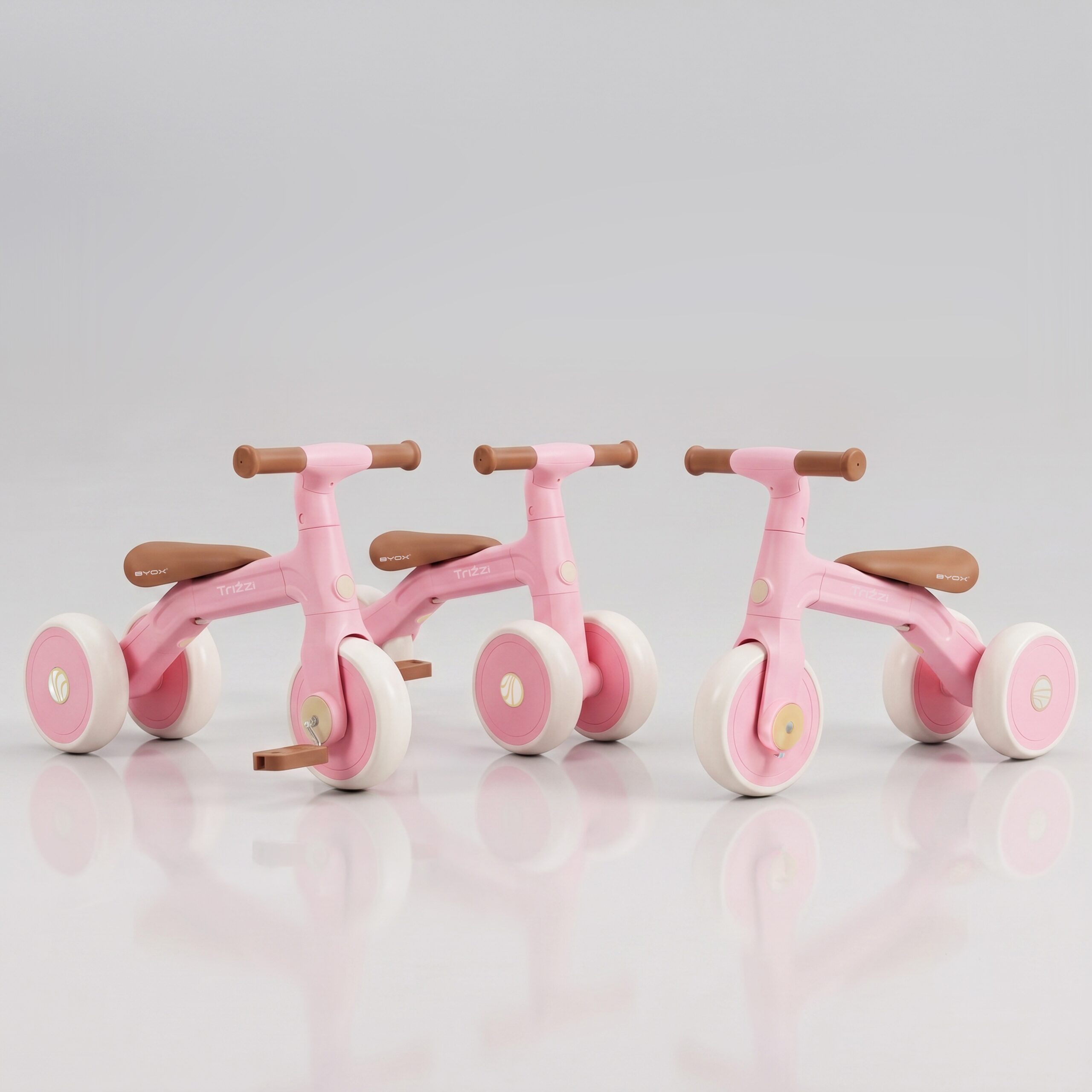 Мини баланс велосипед Trizzi Pink - Image 3