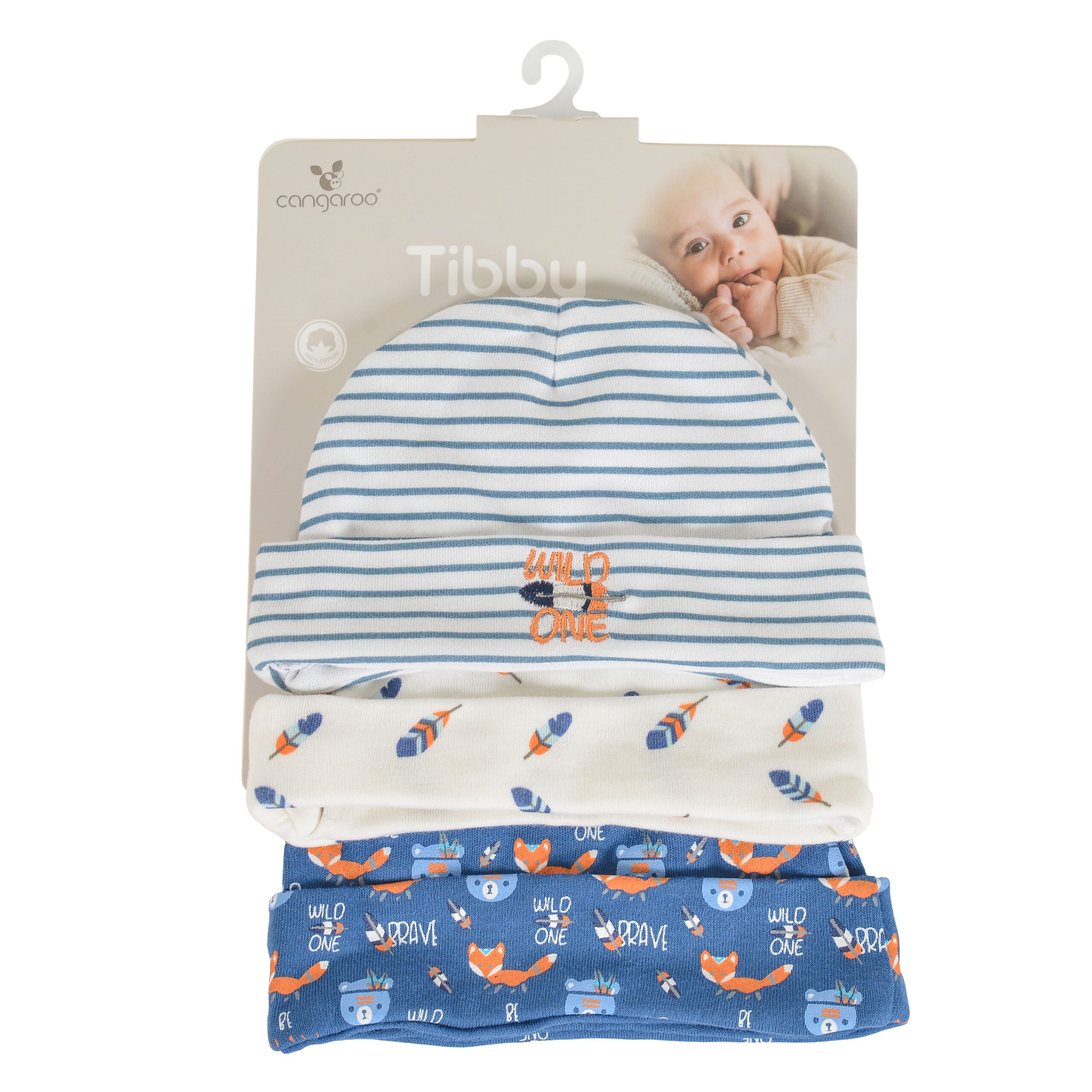 Шапки за новородено Tibby син