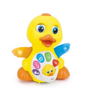 Бебешка музикална играчка Жълтото пате 808