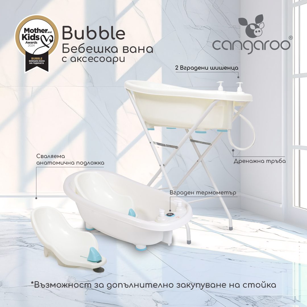 Бебешка вана с аксесоари Bubble син - Image 2